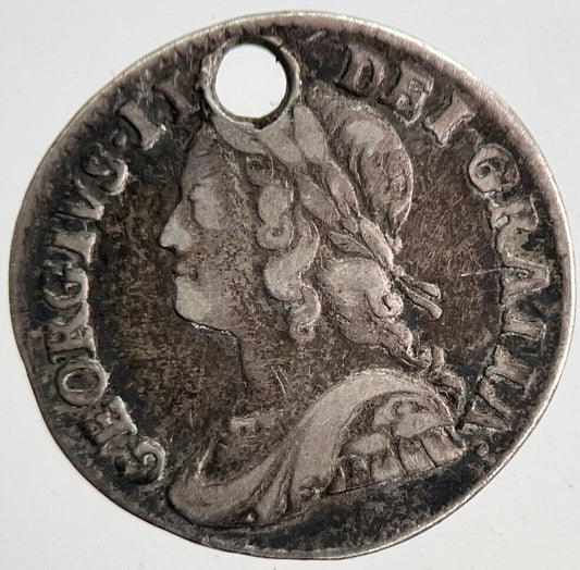 1756 George II 2nd Maundy Two - Pence Silver Coin | Fine Collectable Grade | a6921