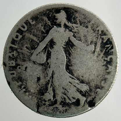 1908 France 50 Centimes Silver Coin | Fair Grade