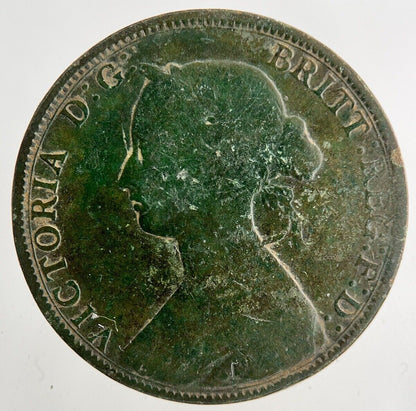 1861 Victoria Half - Penny Coin | Collectable Grade
