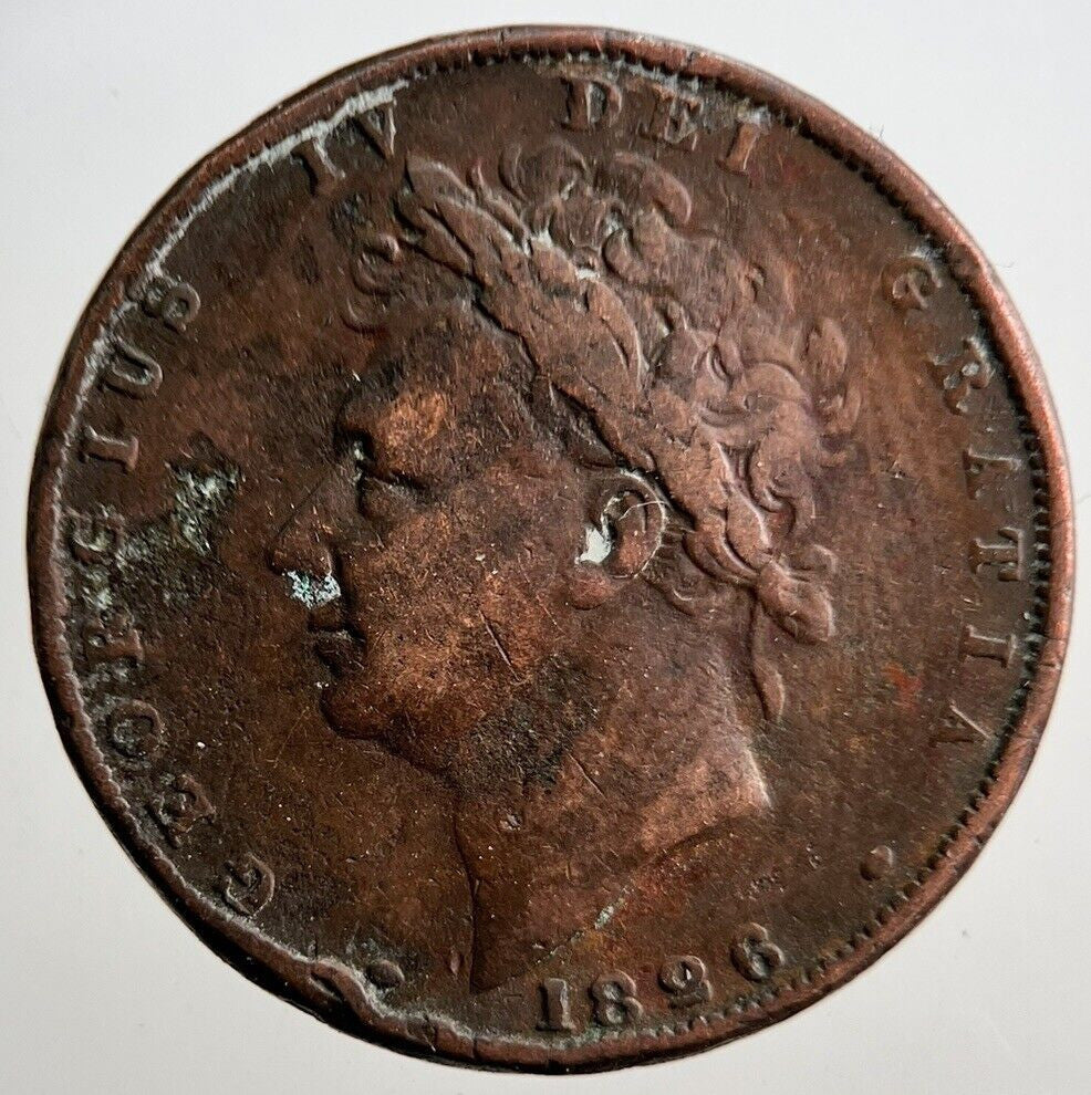 1826 George IV Farthing Coin | Fine Collectable Grade | a3027