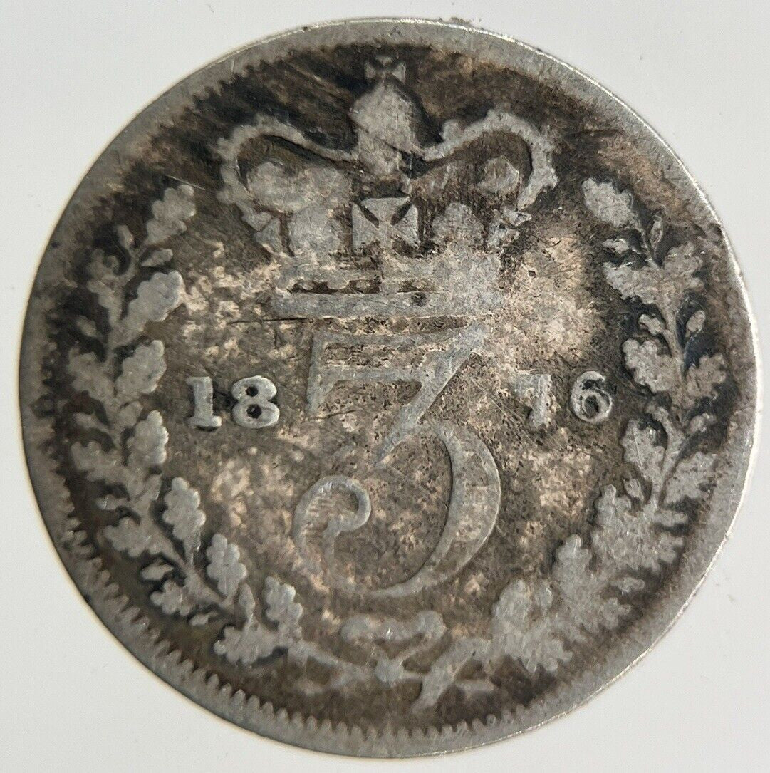 1876 Victoria Threepence Silver Coin | Collectable Grade