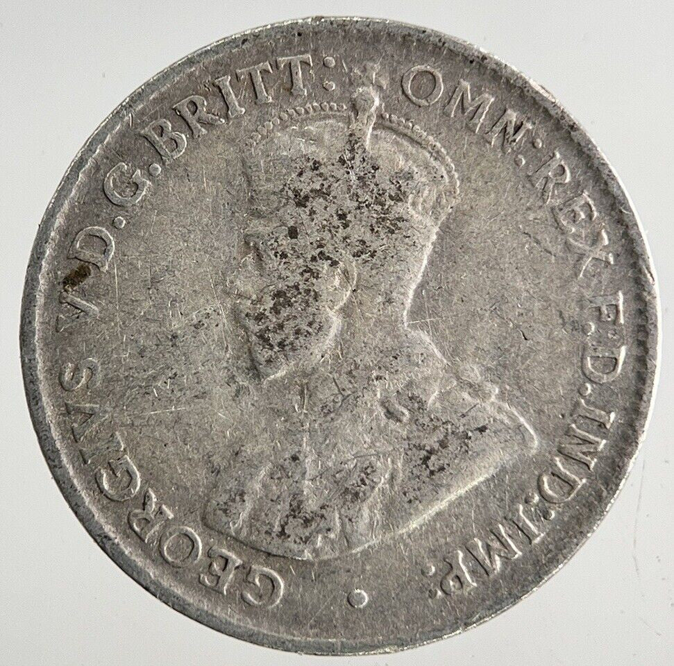 1927 Australia Threepence Silver Coin | Fine Collectable Grade
