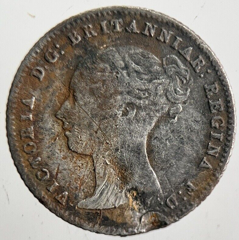 1839 Victoria Four-Pence Groat Silver Coin | Collectable Grade | a4678