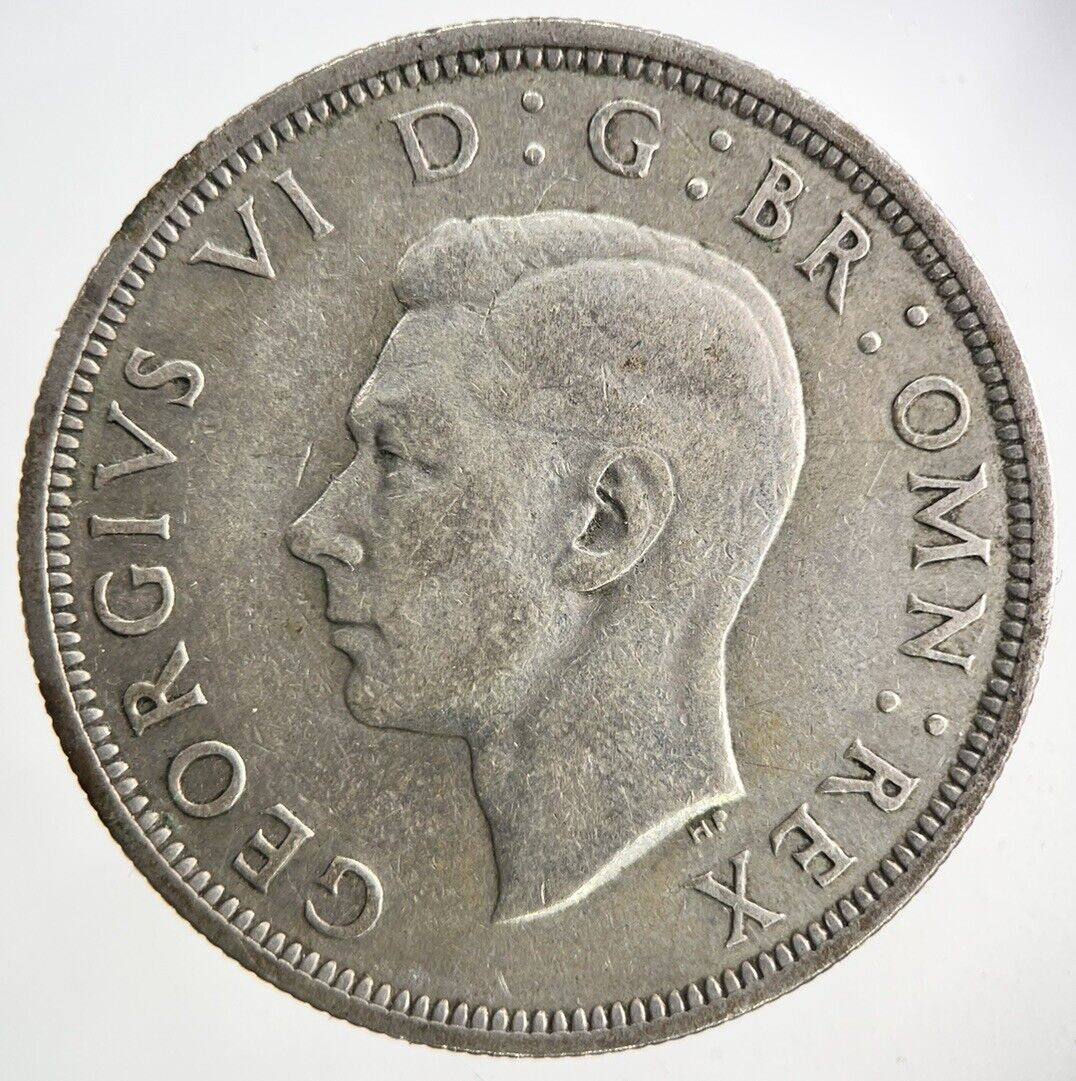 1937 George VI Half - Crown Silver Coin | Fine Collectable Grade