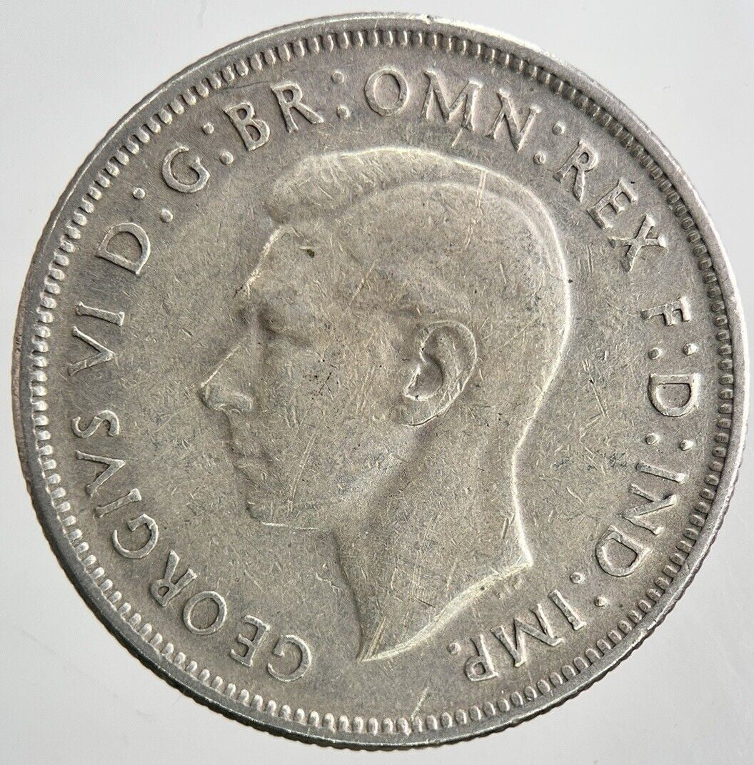 1945 Australia Florin Two Shillings Silver Coin | Fine Collectable Grade | a6438