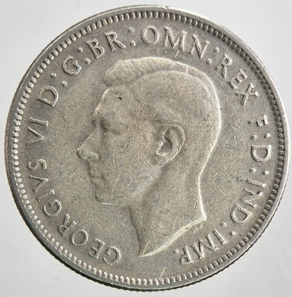 1945 Australia Florin Two Shillings Silver Coin | Fine Collectable Grade | a6438