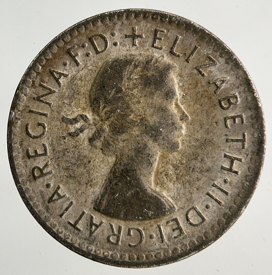1957 Australia Threepence Silver Coin | Fine Collectable Grade