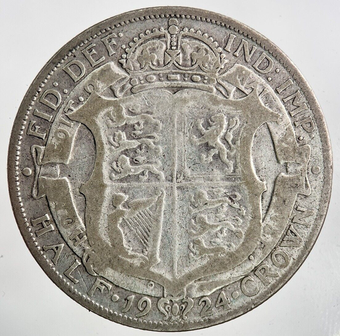1924 George V Half - Crown Silver Coin | Collectable Grade