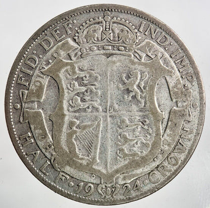 1924 George V Half - Crown Silver Coin | Collectable Grade
