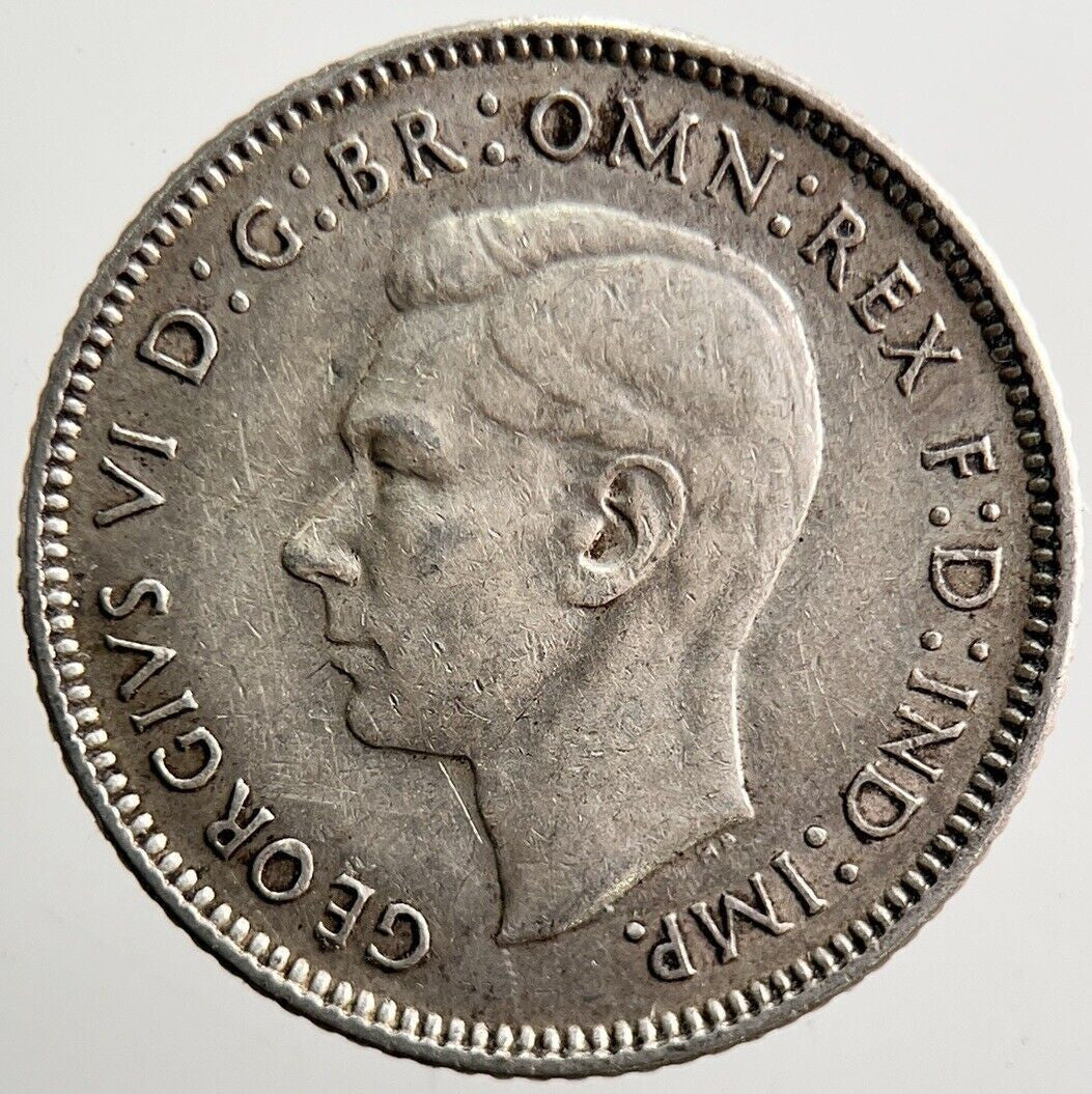 1942 - D Australia Sixpence Silver Coin | Very High Grade | a3491