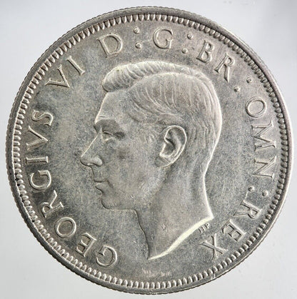 1944 George VI Half-Crown Silver Coin | Very High Grade