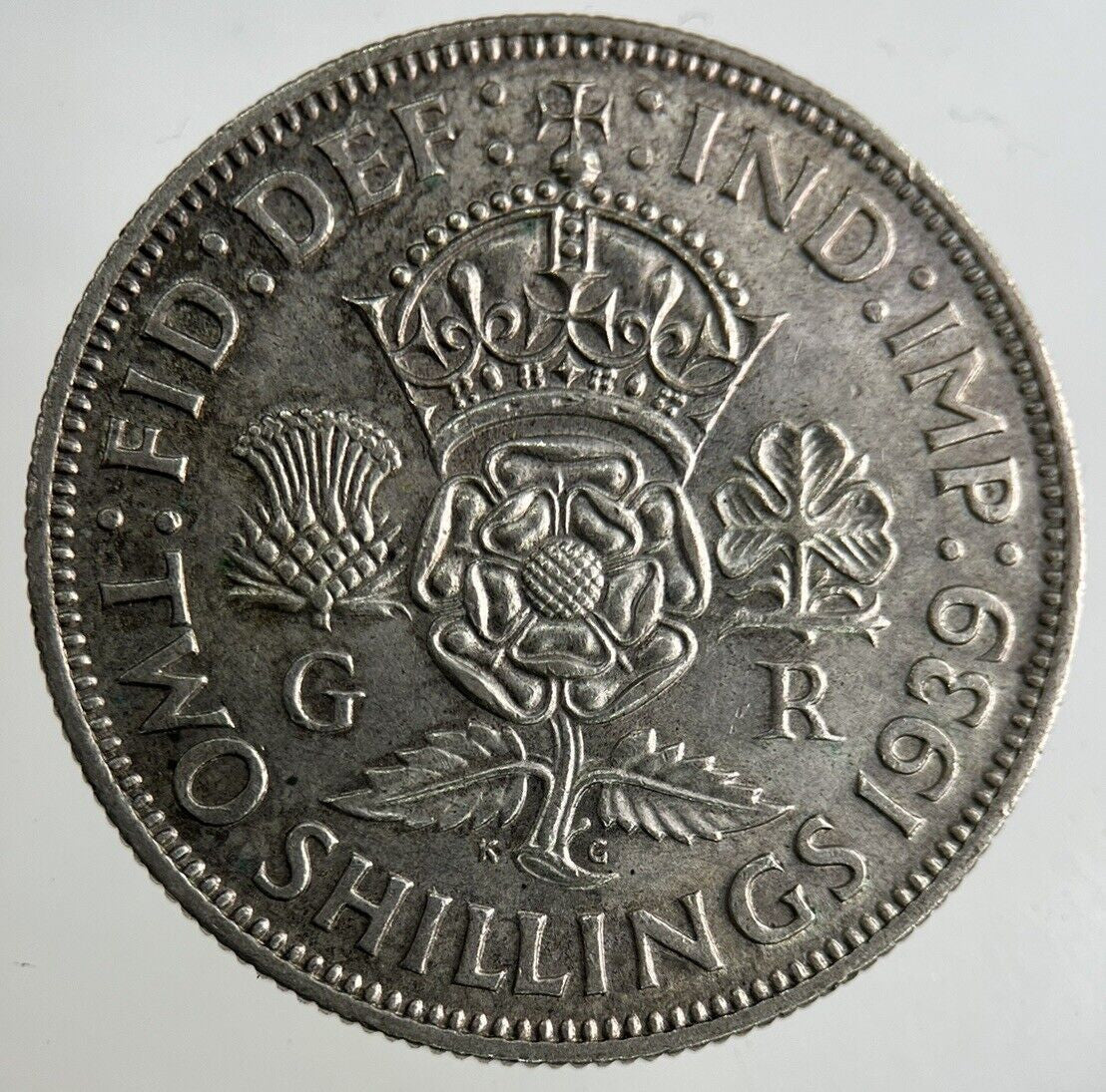1939 George VI Florin Silver Coin | Fine Collectable Grade