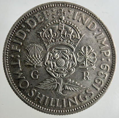 1939 George VI Florin Silver Coin | Fine Collectable Grade