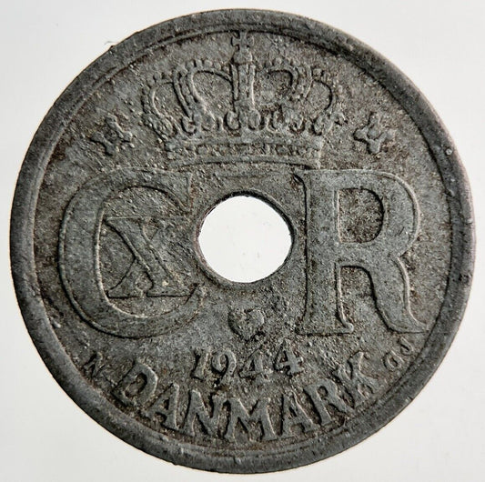 1944 Denmark 25 Ore Coin | Fine Collectable Grade