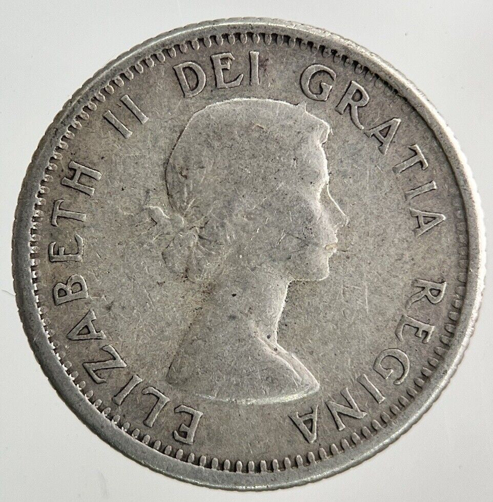 1955 Canada 10 Cents Silver Coin | Collectable Grade