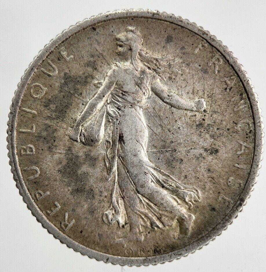 1915 France 1 Franc Silver Coin | Fine Collectable Grade