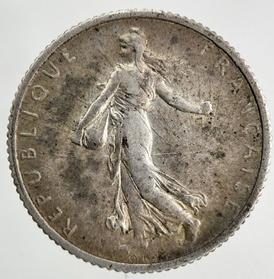 1915 France 1 Franc Silver Coin | Fine Collectable Grade
