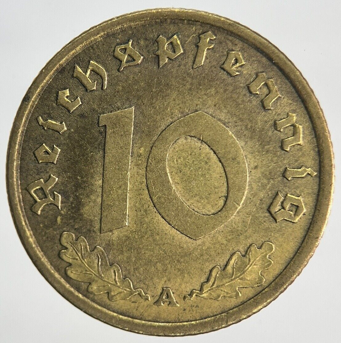 1938 - A Germany Nazi 10 Pfennig Coin | Very High Grade | a1963