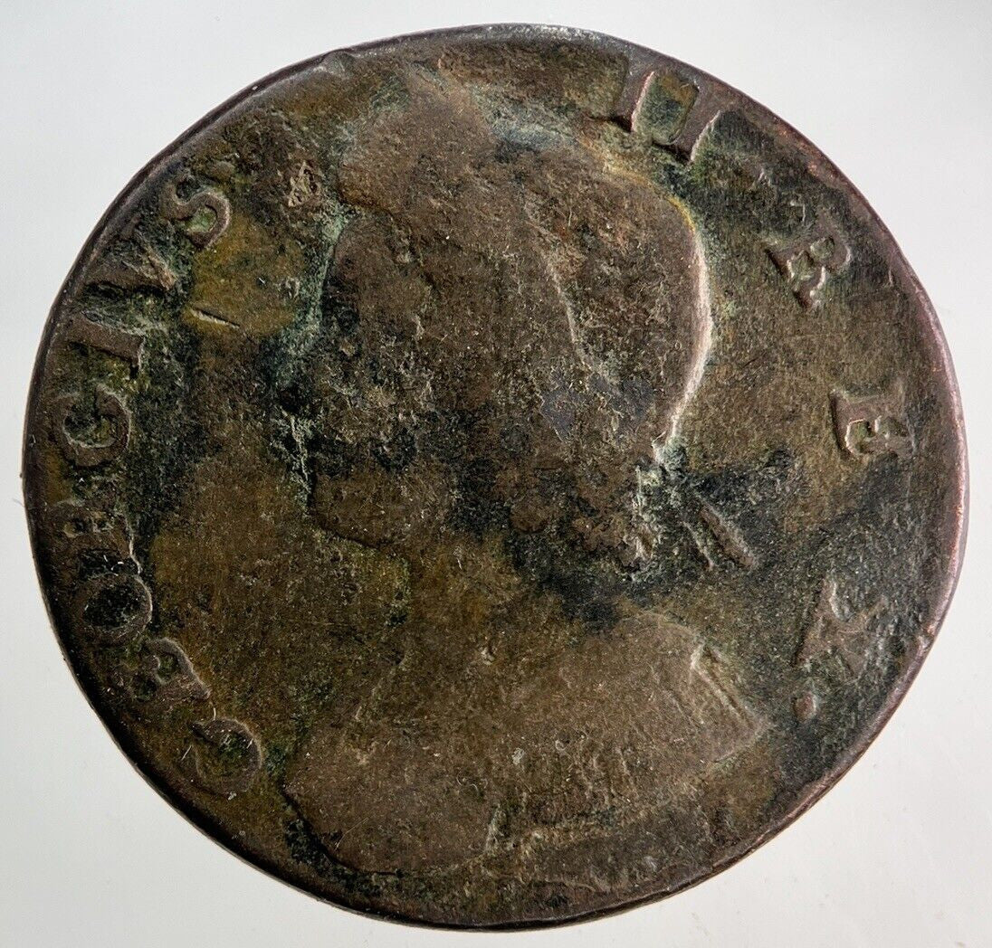 1735 George II 2nd Half-Penny Coin | Collectable Grade