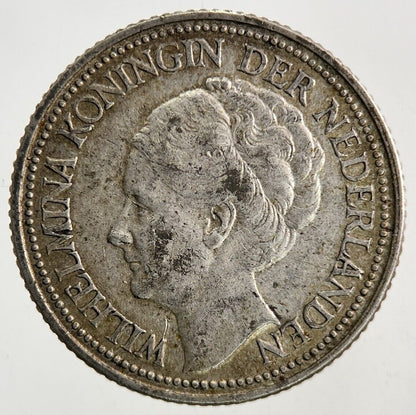 1941 Netherlands 25 Cents Silver Coin | Fine Collectable Grade