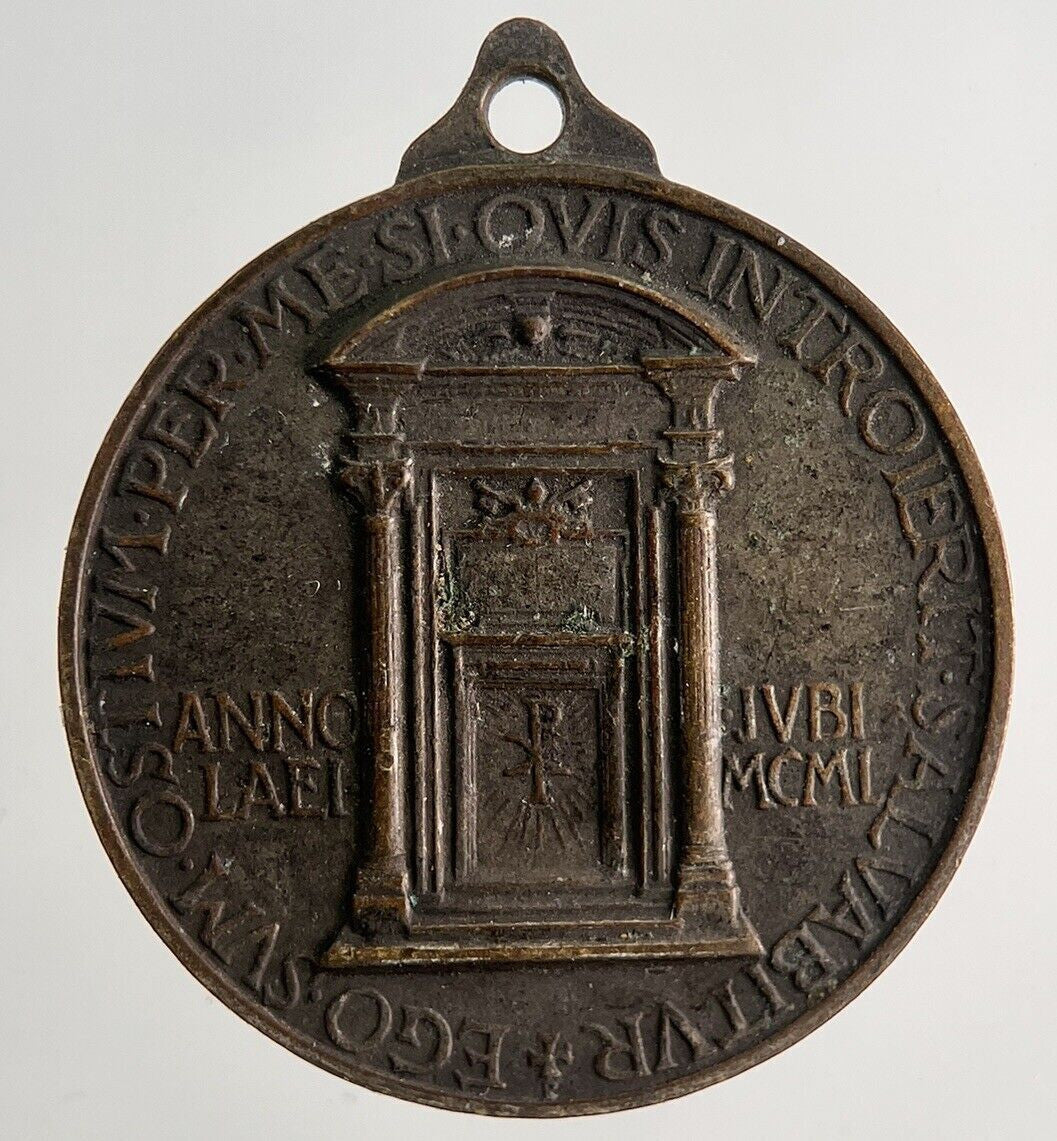 Old Italy Vatican Pope Catholic Medal Coin | Fine Collectable Grade
