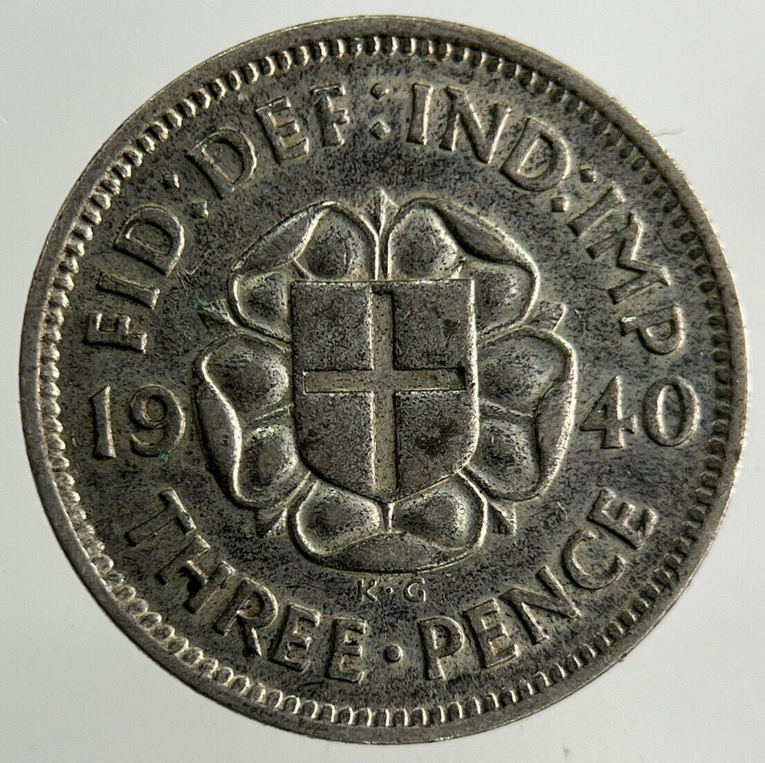 1940 George VI Threepence Silver Coin | Fine Collectable Grade