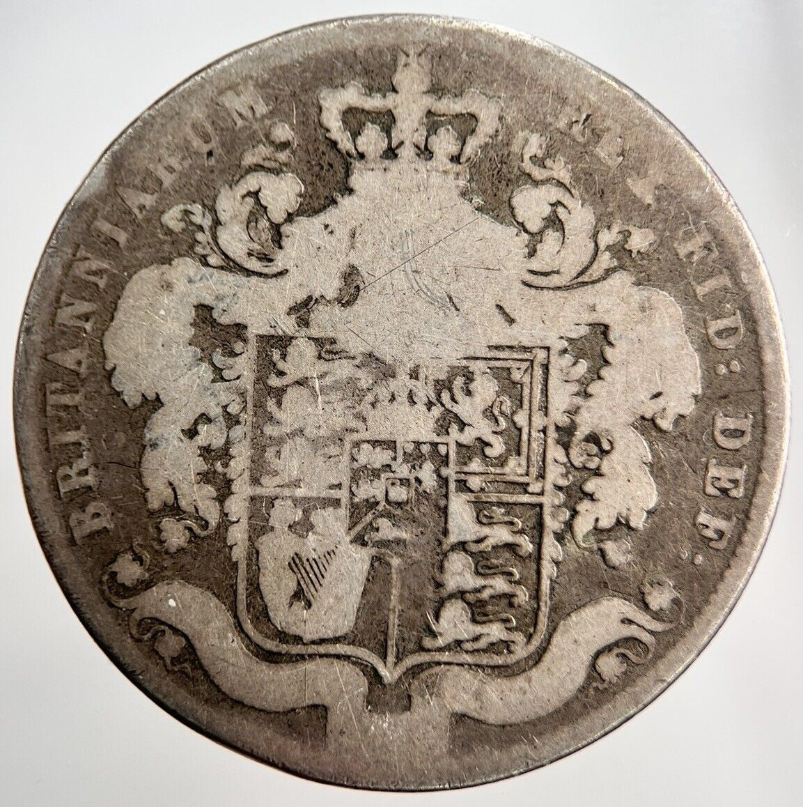 1825 George IV Half-Crown Silver Coin | Collectable Grade | a2484