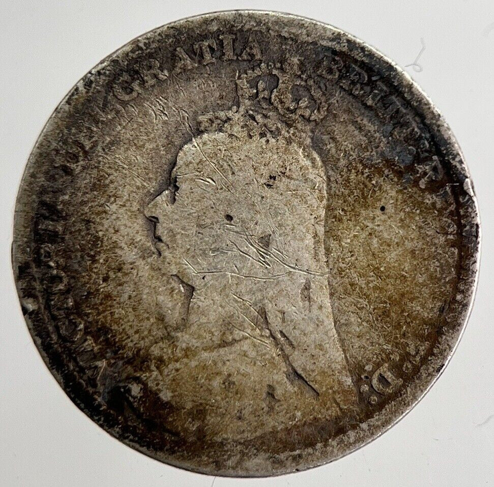 1891 Victoria Threepence Silver Coin | Collectable Grade | a8855