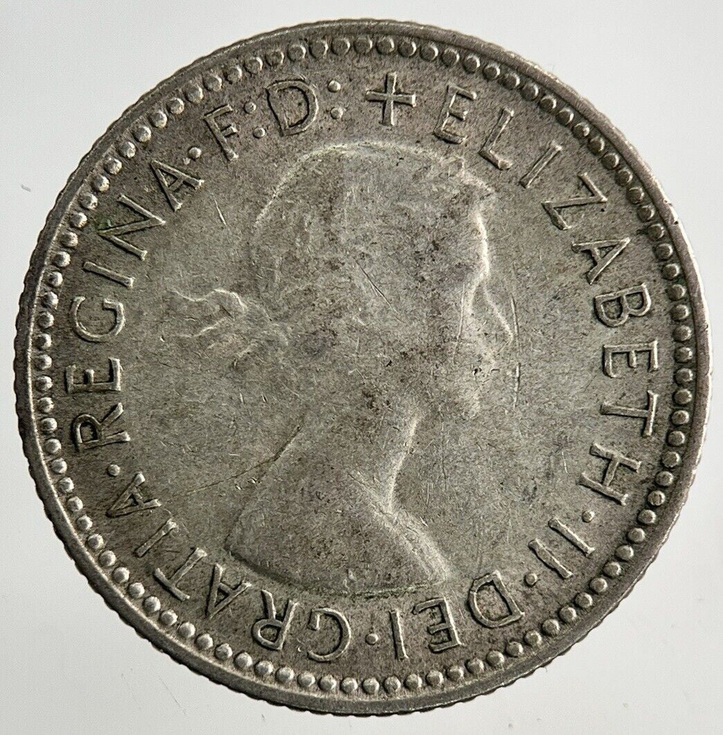 1959 Australia Sixpence Silver Coin | Fine Collectable Grade
