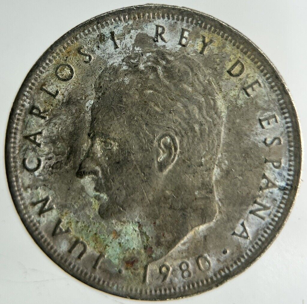 1980 Spain 5 Pesetas Coin | Fine Collectable Grade