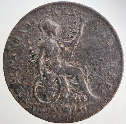 1826 George IV Half - Penny Coin | Fine Collectable Grade | a5740