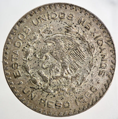1965 Mexico Un 1 Peso Silver Coin | Very High Grade