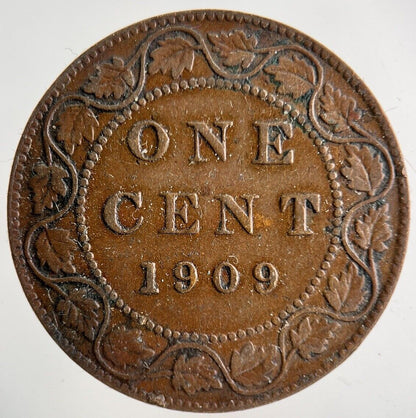 1909 Canada One Cent Coin | Fine Collectable Grade
