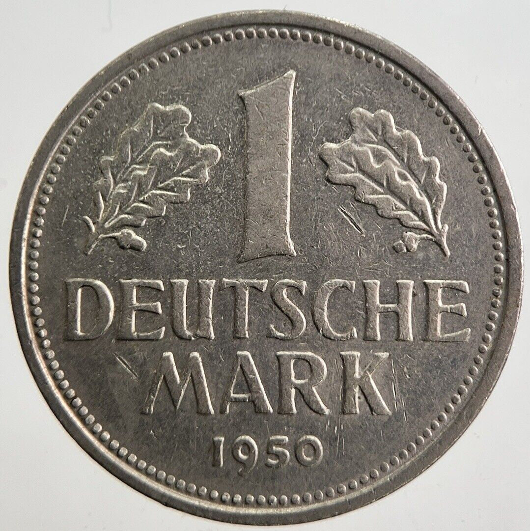 1950 Germany 1 One Mark Coin | Very High Grade | a4959