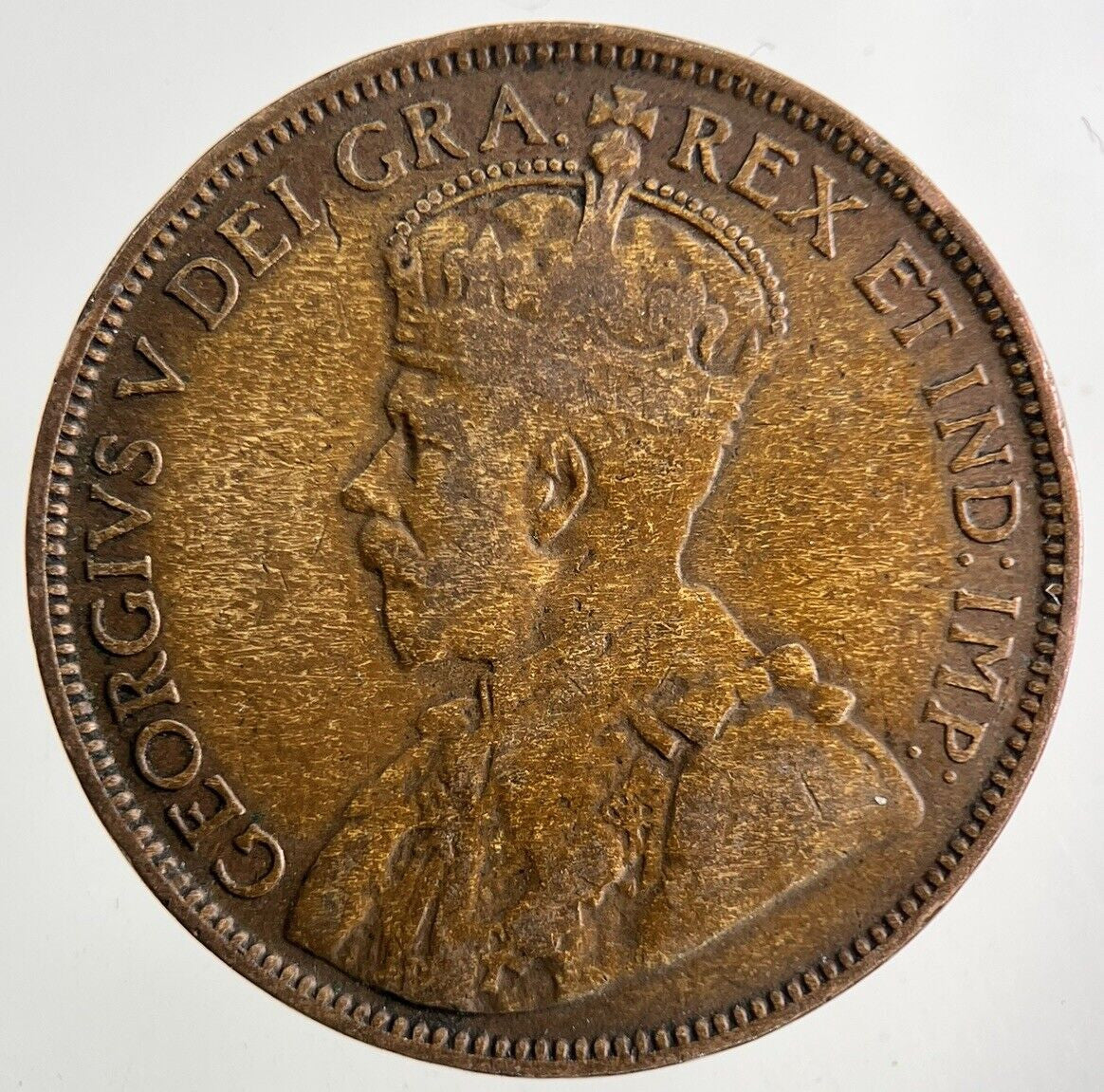 1917 Canada New Found - Land One Cent Coin | Fine Collectable Grade