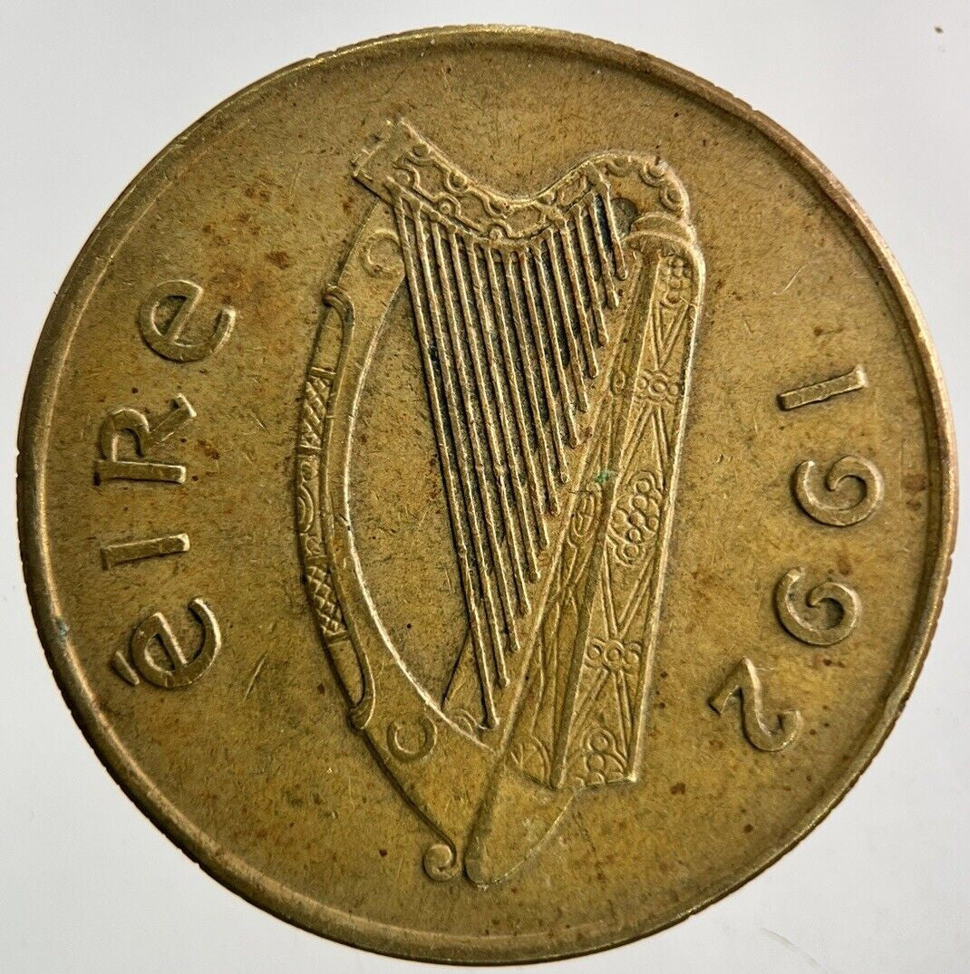 1992 Irish 20p Twenty - Pence Coin | Fine Collectable Grade