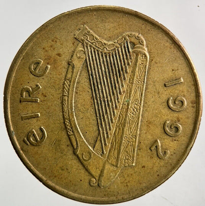 1992 Irish 20p Twenty - Pence Coin | Fine Collectable Grade