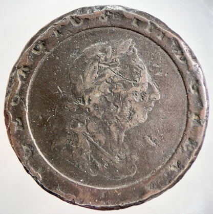 1797 George III 3rd Cartwheel Two - Pence Coin | Fine Collectable Grade | a1719