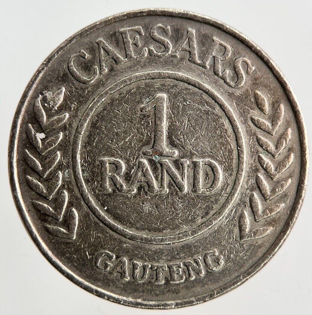 Caesars 1 Rand Gauteng Casino Token Coin | Fine Collectable Grade