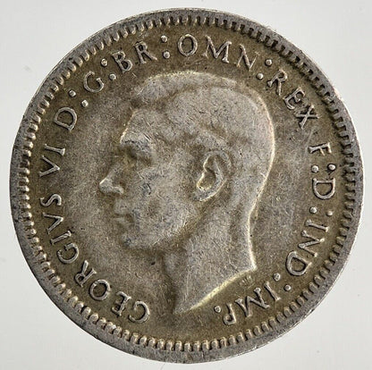 1943 Australia Threepence Silver Coin | Fine Collectable Grade