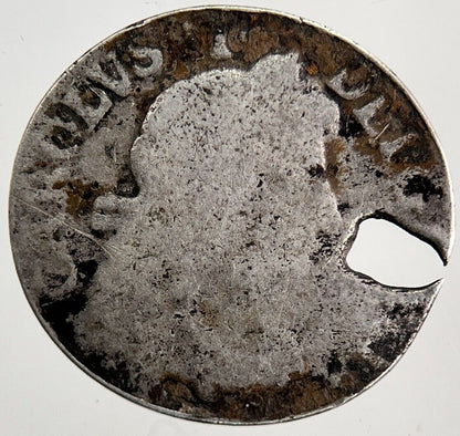 1684 Charles II 2nd Maundy Threepence Silver Coin | Collectable Grade | a6492