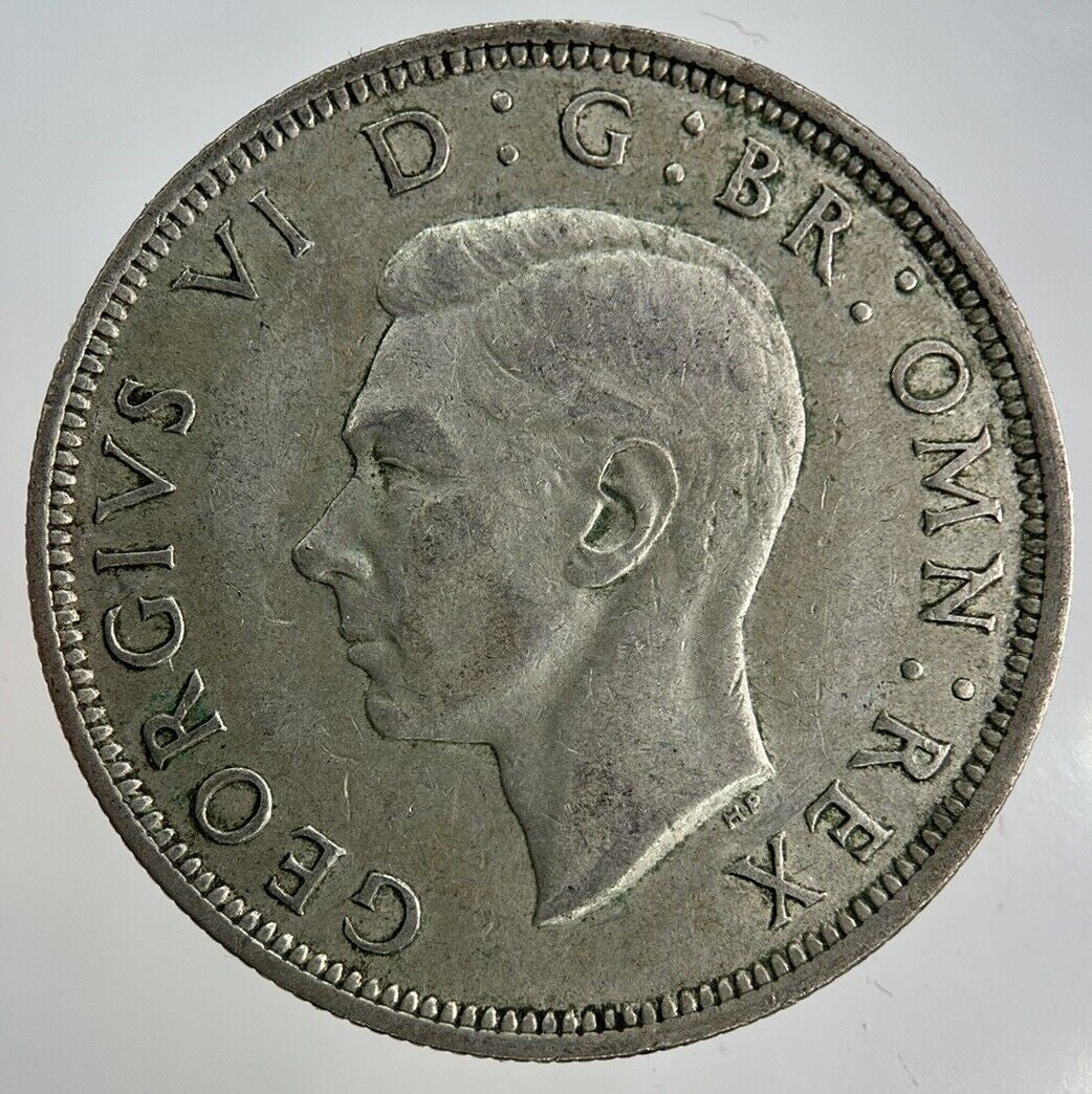 1942 George VI Half - Crown Silver Coin | Fine Collectable Grade