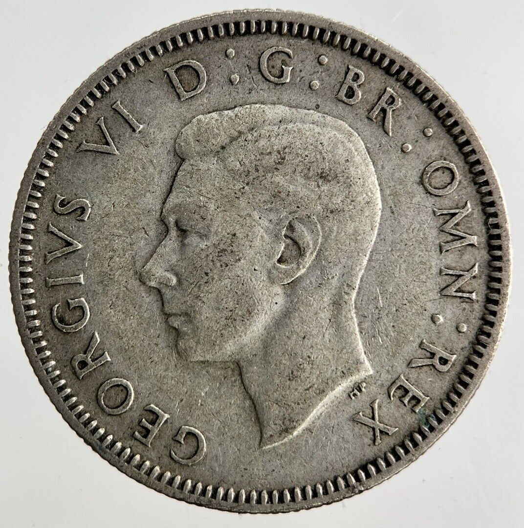 1943 George VI Shilling Silver Coin | Fine Collectable Grade