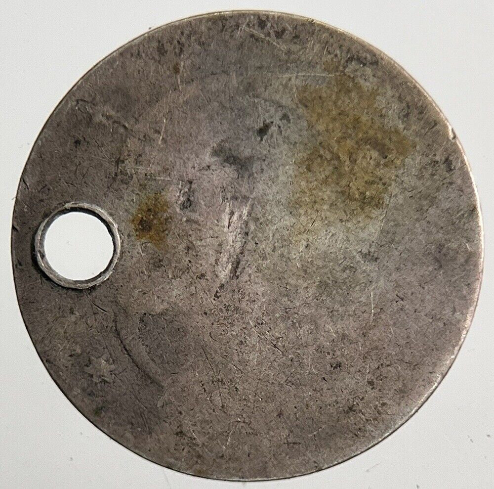 Old US USA III 3 Cent Silver Coin | Fair Grade | a6566