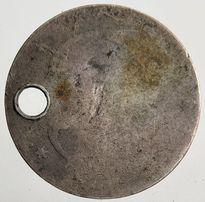 Old US USA III 3 Cent Silver Coin | Fair Grade | a6566