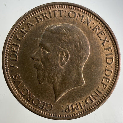 1936 George V Half-Penny Coin | Very Fine Grade