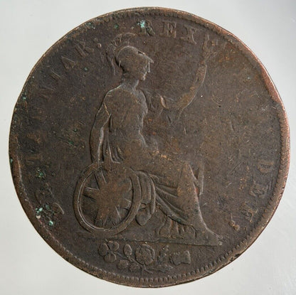1826 George IV Half - Penny Coin | Collectable Grade
