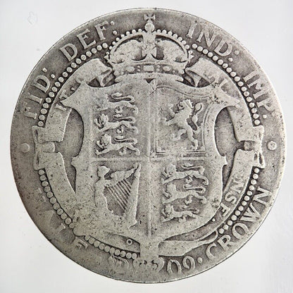 1909 Edward VII Half - Crown Silver Coin | Collectable Grade