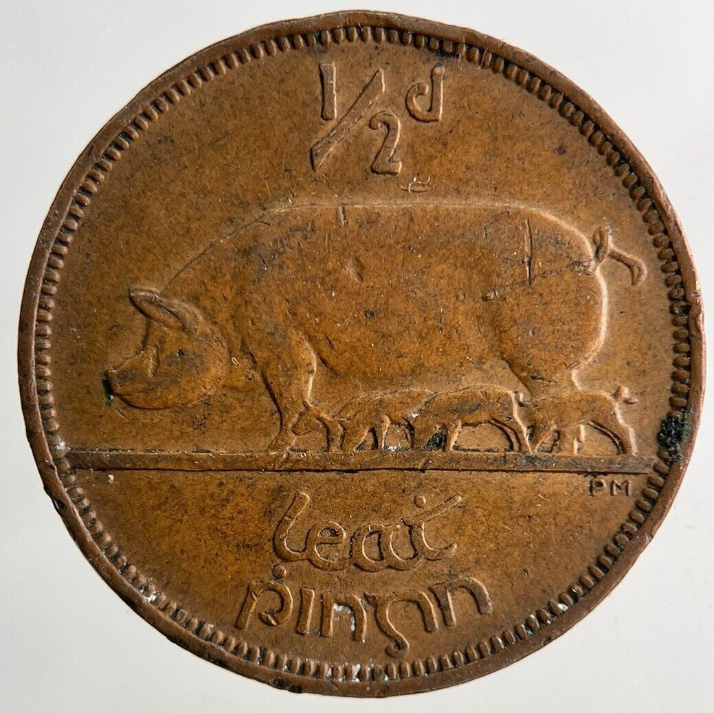 1943 Irish Half - Penny Pig Coin | Very High Grade