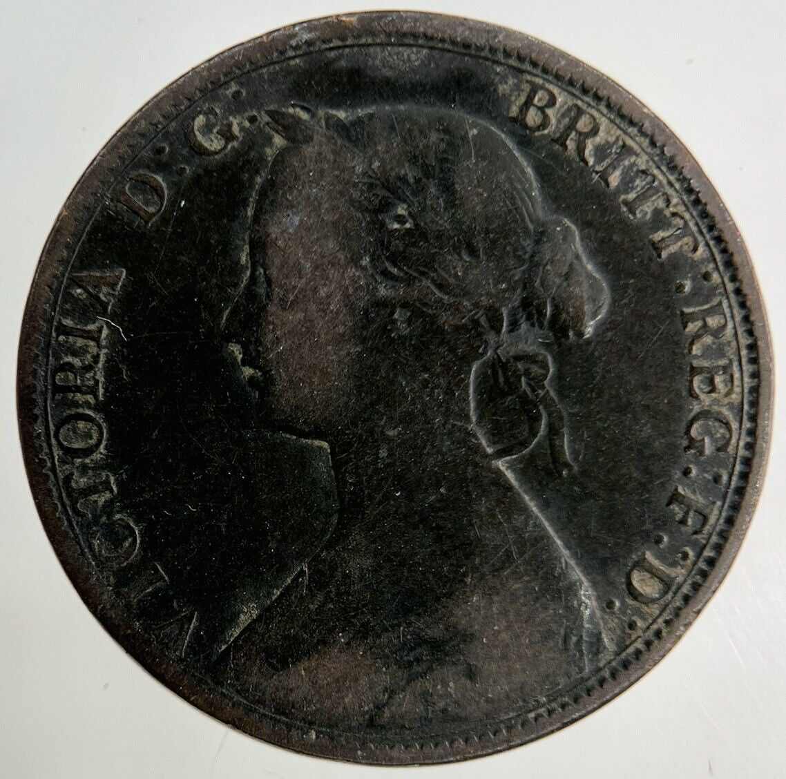 1863 Victoria Half-Penny Coin | Collectable Grade